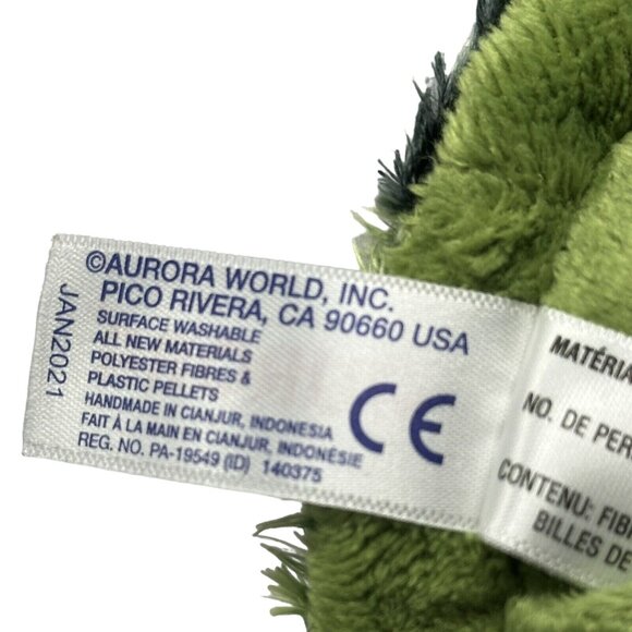 Aurora Dreamy Eyes Sea Turtle Plush 10 Inch Green Soft Play Toy 2021 - Picture 8 of 11